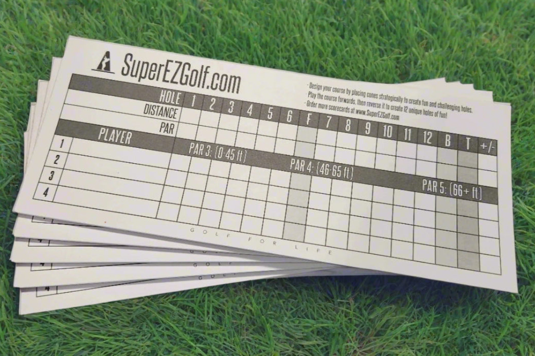Extra SuperEZ Scorecards (x5)